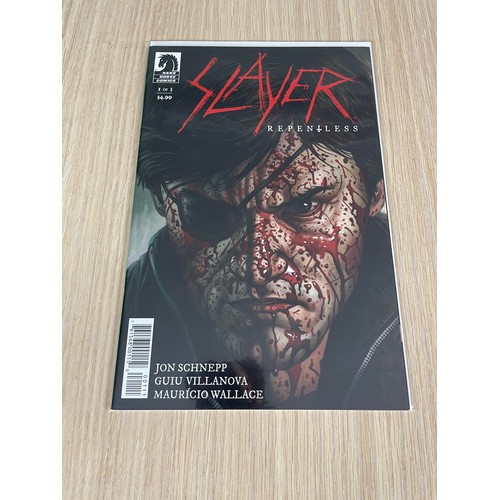 489 - SLAYER - Relentless Comic Book Set. Slayer Repentless is a three-issue miniseries Comic  inspired by... 