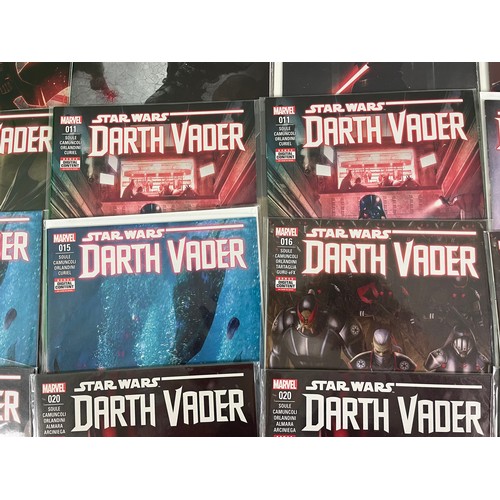 251 - Darth Vader Comics bundle of Star Wars Marvel Comics.
Vol 1 – 9,10,12,13,20,25,annual 1
Vol 2 – 1,2 ... 