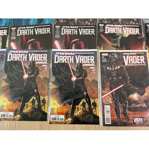 251 - Darth Vader Comics bundle of Star Wars Marvel Comics.
Vol 1 – 9,10,12,13,20,25,annual 1
Vol 2 – 1,2 ... 