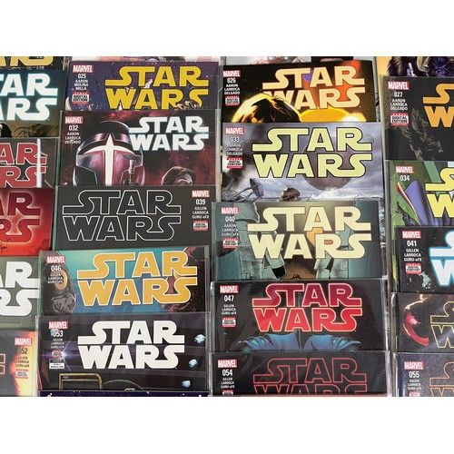 250 - Star Wars Comics (2015 series) bundle #1-57 + 4 annuals + duplicates (approx. 80 issues in total, in... 