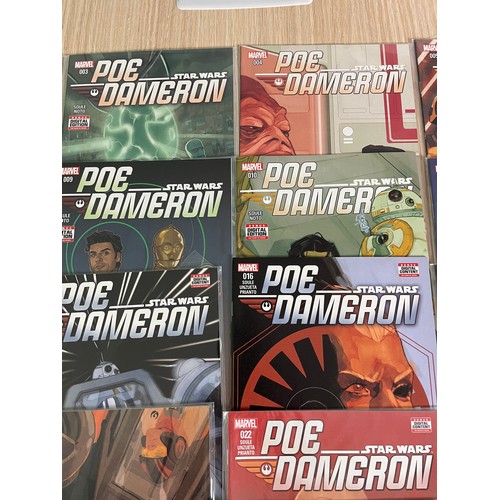 253 - Poe Dameron Comics bundle (1-31, annuals 1 & 2, plus duplicates)Star Wars Marvel Comics