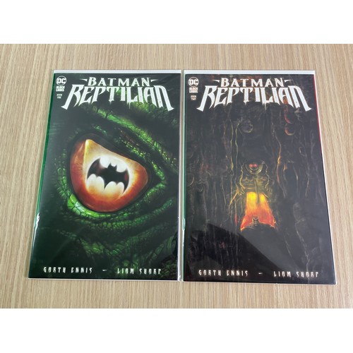 310A - Batman Reptilian #1-6 - Complete DC Comic Mini Series 1 2 3 4 5 6 NM/New Condition. Main Cover Set. ... 