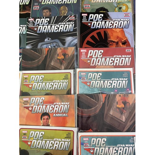 77 - Poe Dameron Comics bundle (1-31, annuals 1 & 2, plus duplicates)Star Wars Marvel Comics