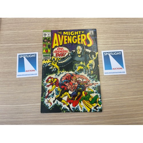 82 - Avengers #67 Silver Age Marvel Comic (1969), Iconic 