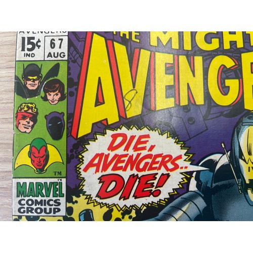 82 - Avengers #67 Silver Age Marvel Comic (1969), Iconic 