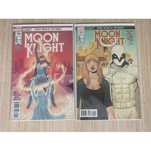10 - MOON KNIGHT #188 - 200 + Annual #1 + Moon Knight Saga. Marvel Comics (2018 - 2019) 15 comics in tota... 