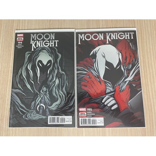 10 - MOON KNIGHT #188 - 200 + Annual #1 + Moon Knight Saga. Marvel Comics (2018 - 2019) 15 comics in tota... 