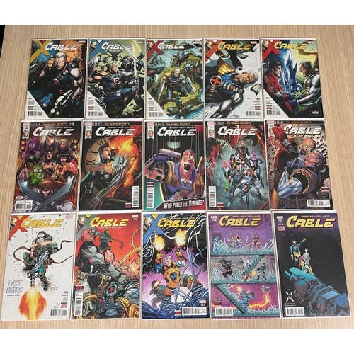 86 - Cable Vol 3 Complete Set (2017 - 2018) features #1 - 5 then reverts to legacy numbering #150 - 159.#... 