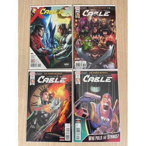 86 - Cable Vol 3 Complete Set (2017 - 2018) features #1 - 5 then reverts to legacy numbering #150 - 159.#... 