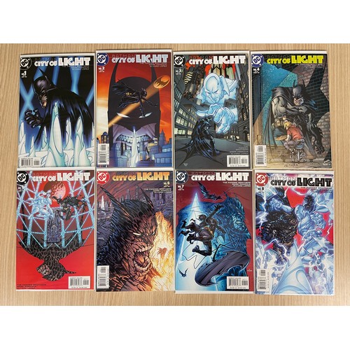18 - BATMAN: CITY OF LIGHT #1-8 COMPLETE SET (2003) All NM Condition, All Bagged & Boarded DC Comics.