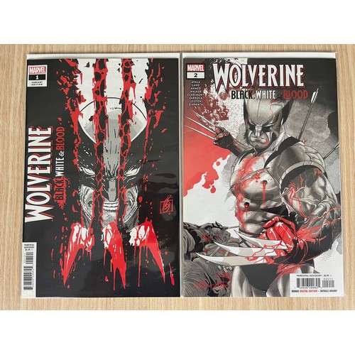 27 - Wolverine Black White & Blood #1-4 Complete Comic Lot Run Set Marvel Collection. All NM Condition, A... 