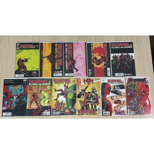 28 - Deadpool & The Mercs for Money - 2 complete comic sets Vol 1 #1 - 5 plus Vol 2 #1 - 6. Includes #1 H... 