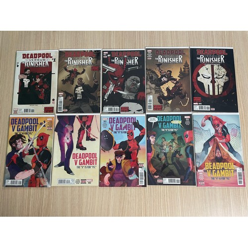 44 - Deadpool versus The Punisher (2017) AND Deadpool V Gambit (2016). 2 x Complete sets of Limited editi... 