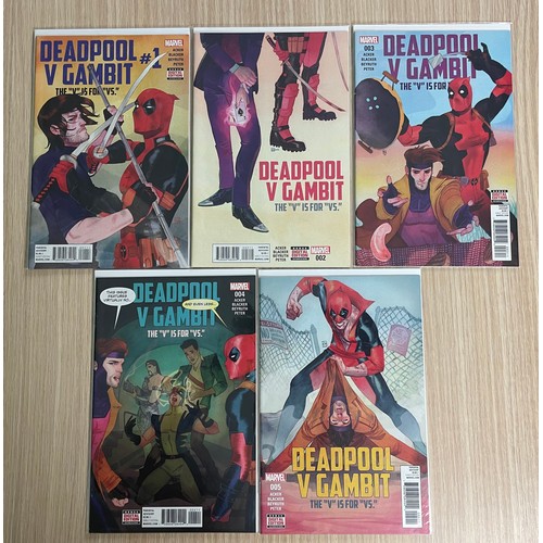 44 - Deadpool versus The Punisher (2017) AND Deadpool V Gambit (2016). 2 x Complete sets of Limited editi... 