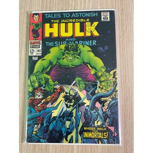 71 - Tales to Astonish #101 / Marvel Super-Heroes #42.
Tales to Astonish is the final issue featuring The... 