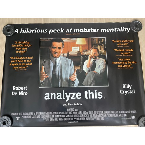 175 - TWENTY Original UK Quad Film Posters HOLLYWOOD COMEDY  Movies (1990's onwards) Featuring: Analyze Th... 