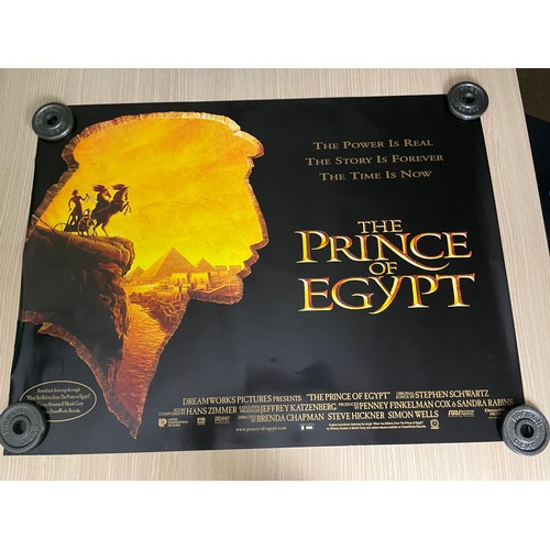 173 - TEN Original UK Quad Film Posters ANIMATION Movies  Featuring: The Prince of Egypt, El Dorado x 2 ve... 