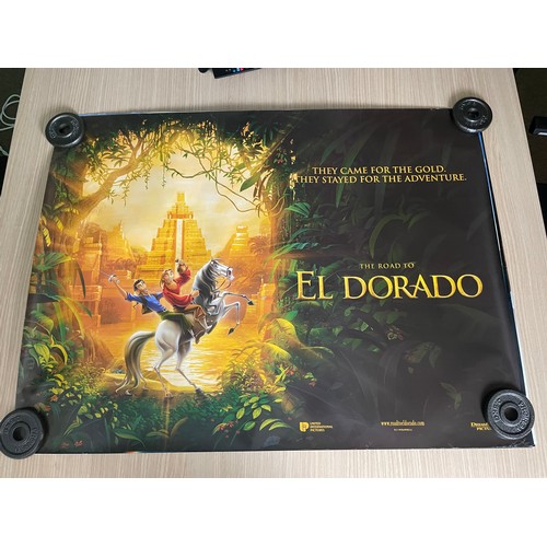 173 - TEN Original UK Quad Film Posters ANIMATION Movies  Featuring: The Prince of Egypt, El Dorado x 2 ve... 