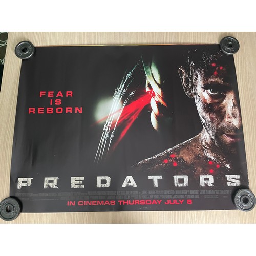 174 - TEN Original UK Quad Film Posters ACTION/SCI-FI Movies  Featuring: Fast & Furious 9, Predators, The ... 