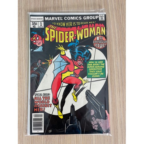 6 - SPIDER-WOMAN #1 - 5. Marvel Comics (1978) - #1 features New Costume and origin of Spider-Woman Jessi... 