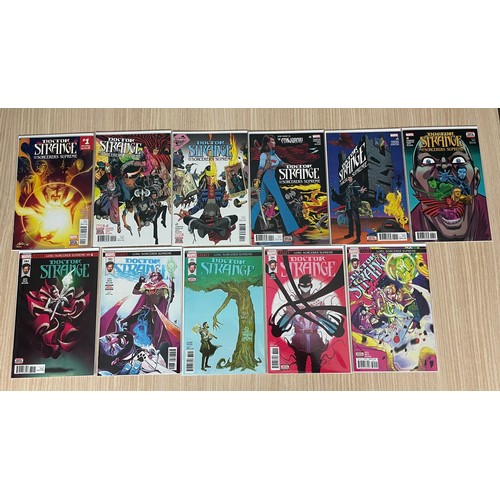 89 - DOCTOR STRANGE - 11 Marvel Comics featuring Story Arcs of DOCTOR STRANGE AND THE SORCERERS SUPREME #... 