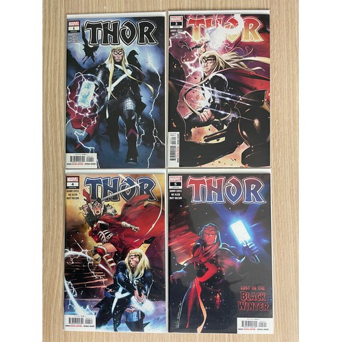 91 - THOR Vol.6- #1 - #19. 18 comics (Excluding #2). Marvel Comics (2020). Thor becomes the herald of thu... 