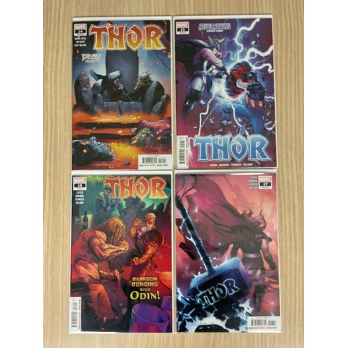 91 - THOR Vol.6- #1 - #19. 18 comics (Excluding #2). Marvel Comics (2020). Thor becomes the herald of thu... 