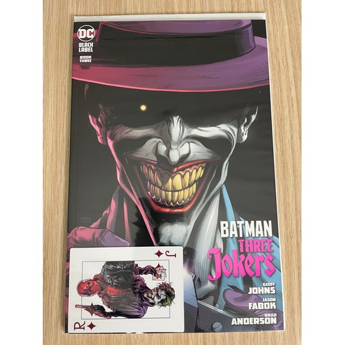 4 - BATMAN THREE JOKERS - 2 complete sets of Books 1 - 3 with different Variant Covers. All Complete wit... 