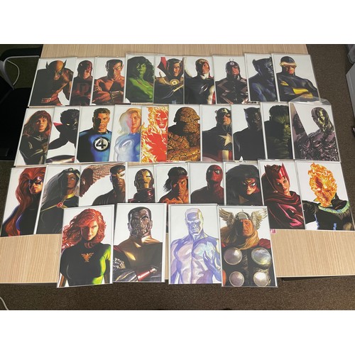 1 - Marvel Comics set of 32 Alex Ross Timeless Variant Covers. NM/New Condition.