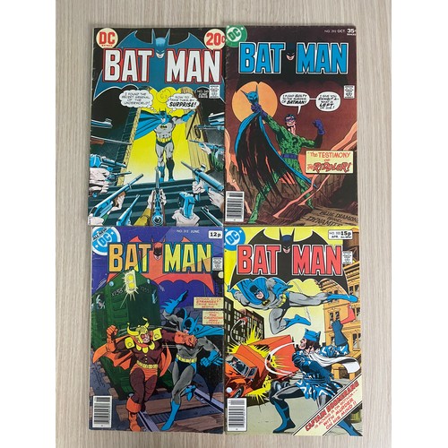 96 - BATMAN - DC COMICS Job lot of Bronze age comics From 1973 to 1985. 18 comics in total including #249... 