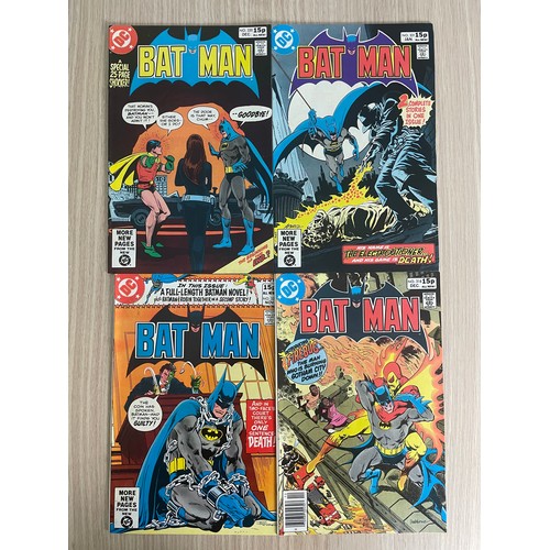 96 - BATMAN - DC COMICS Job lot of Bronze age comics From 1973 to 1985. 18 comics in total including #249... 