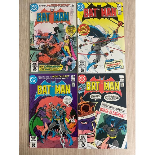 96 - BATMAN - DC COMICS Job lot of Bronze age comics From 1973 to 1985. 18 comics in total including #249... 