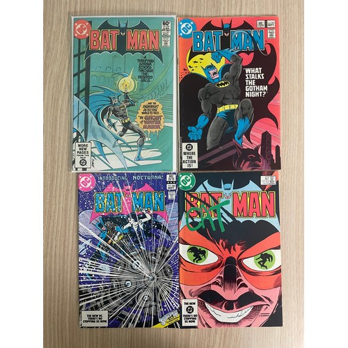 96 - BATMAN - DC COMICS Job lot of Bronze age comics From 1973 to 1985. 18 comics in total including #249... 