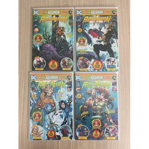 20A - Collection of DC Comics 100 page Giant Editions. BATMAN, SUPERMAN, AQUAMAN.
11 comics in total featu... 