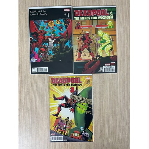 47 - Deadpool & The Mercs for Money - 2 complete comic sets Vol 1 #1 - 5 plus Vol 2 #1 - 6. Includes #1 H... 
