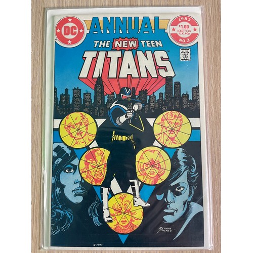 69 - New Teen Titans Annual 2 (first Vigilante)DC Comics. Bagged & Boarded.