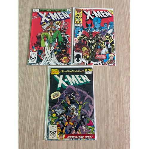 75 - X-Men Annuals #6,#10,#13. Marvel Comics.