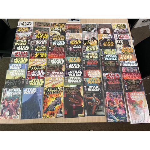 76 - Star Wars Comics (2015 series) bundle #1-57 + 4 annuals + duplicates (approx. 80 issues in total, in... 