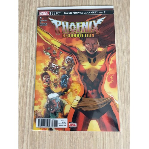 102 - PHOENIX RESURRECTION - The return of Jean Grey #1 - 5. Marvel Comics 2018. Includes #1 Lenticular Co... 