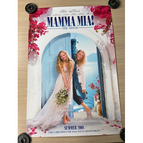 164 - MAMMA MIA. Original UK One Sheet Film Movie Cinema Poster. Excellent Condition. Measures 27