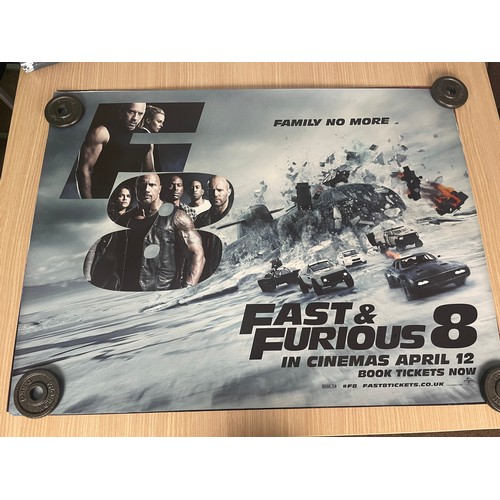 171 - FIFTEEN Original UK Quad Film Posters ACTION/ADVENTURE Movies Featuring: Fast & Furious 8, Independe... 