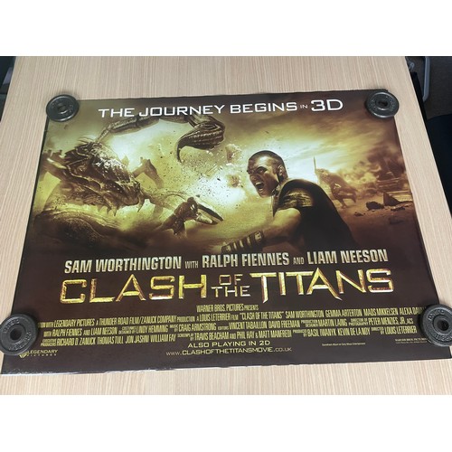 167 - TWENTY UK QUAD Cinema Film Posters. HOLLYWOOD DRAMA/ACTION MOVIES.
Featuring: Spotlight, Clash of th... 