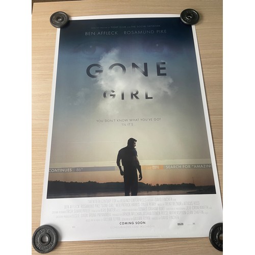 168 - TWENTY ONE UK One-sheet Film posters HOLLYWOOD DRAMA/ACTION MOVIES.
Featuring: Gone Girl, Steve Jobs... 