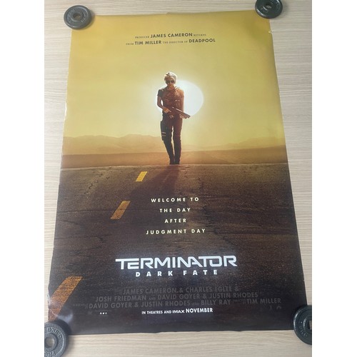 158 - TERMINATOR: DARK FATE (2019)- Original UK One-sheet Cinema Film Movie Poster. Some light edge wear s... 