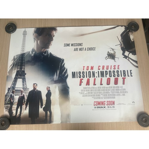 161 - THIRTEEN Original UK Cinema Quad Film Posters - ACTION MOVIES.
Featuring, Mission Impossible: Fallou... 