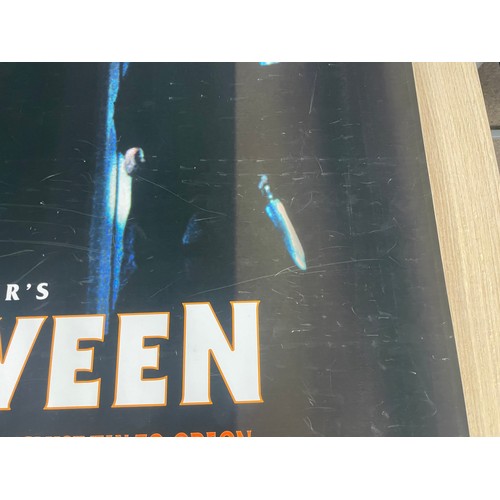 163 - HALLOWEEN - Original UK Quad Cinema  Film poster for the exclusive London rerelease showing of the d... 