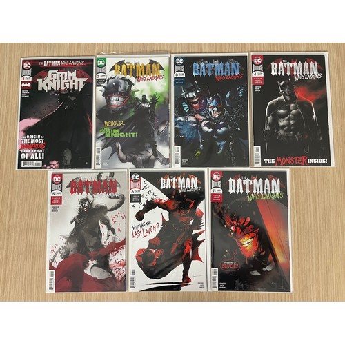 4 - THE BATMAN WHO LAUGHS: THE GRIM KNIGHT. DC Comics (2019). Complete run of the 7 issue mini-series. 
... 
