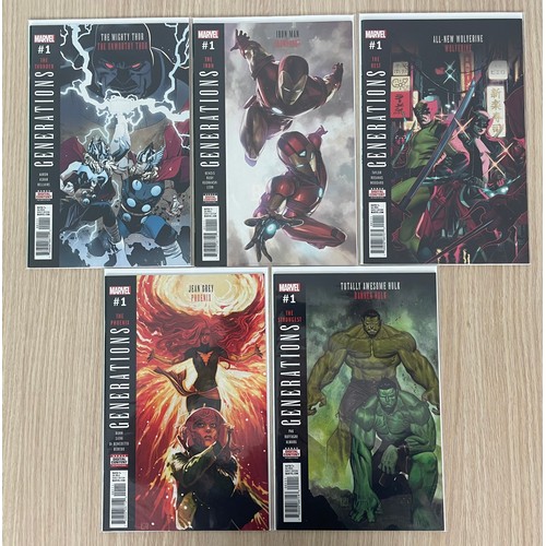 11 - MARVEL GENERATIONS - 5 Comics. Featuring: Thor, Iron Man, Wolverine, Phoenix, The Hulk.
NM/New condi... 