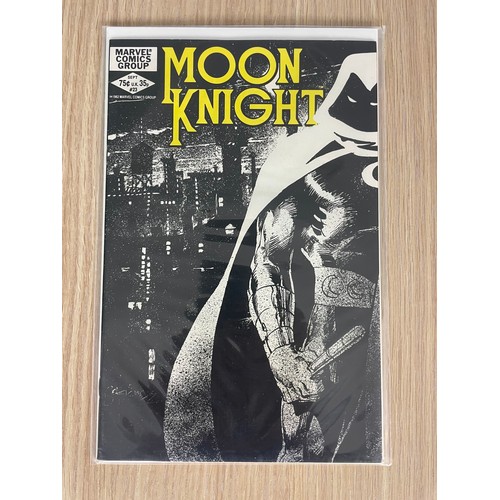 19 - MOON KNIGHT - #8, #21, #23 & #29. 4 x Marvel Comics. 1981 Onwards. VG+ Condition. All Bagged & Board... 