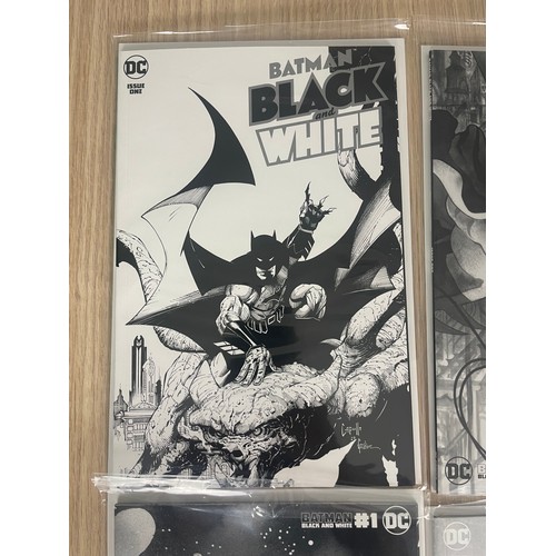 27 - BATMAN BLACK AND WHITE #1. Four different Variant Covers.NM Condition DC Comics 2020.